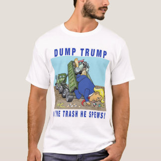 Trump und der Mülleimer, den er spricht, das T-Shi T-Shirt