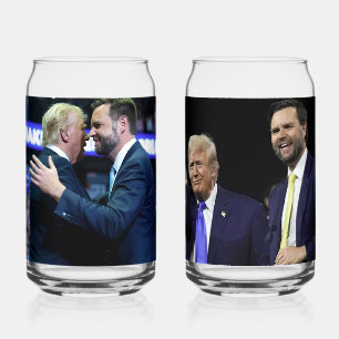 Trump und JD Vance 2024 Dosenglas