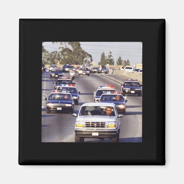 Trump und Jd Vance in Polizist Cars jagen Obama ab Magnet (Vorne)