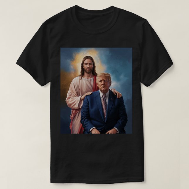Trump und Jesus T-Shirt (Design vorne)