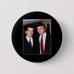 Trump und JFK anonym Button