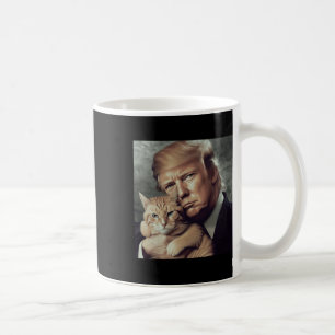 Trump und Katze - Funny Trump Cat Meme Kaffeetasse