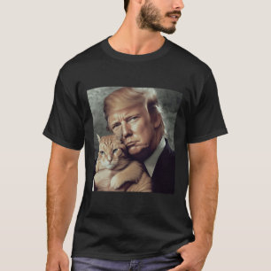 Trump und Katze - Funny Trump Cat Meme T-Shirt