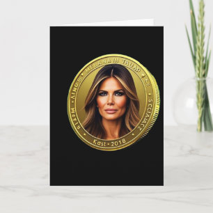 Trump und Melania Währung startet Meme Coin Trum Karte