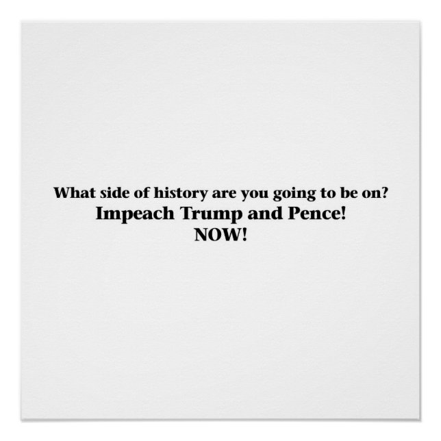 Trump und Pence Poster (Vorderseite)