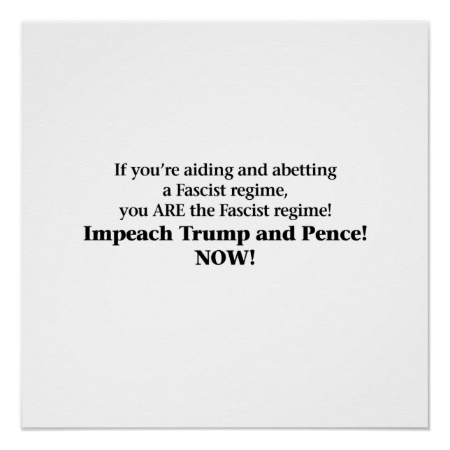 Trump und Pence Poster (Vorderseite)