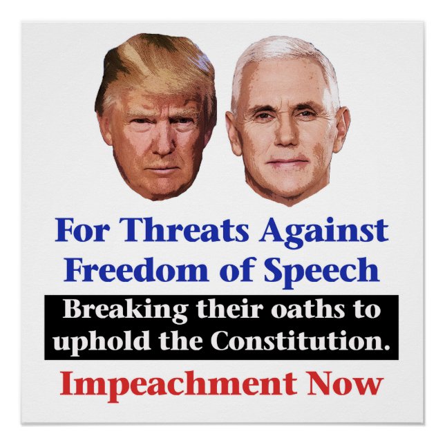 Trump und Pence Poster (Vorderseite)