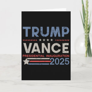 Trump und Vance Präsident Inaugurationstag 2025 Ic Karte
