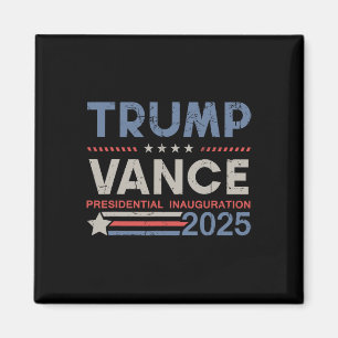 Trump und Vance Präsident Inaugurationstag 2025 Ic Magnet
