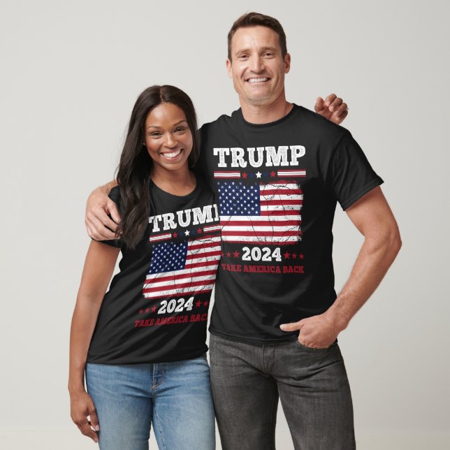 Trump-Unterstützer 2024 T-Shirt (Unisex)