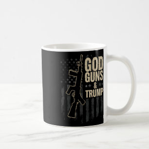 Trump unterstützt die Waffen Gottes und Trump schl Kaffeetasse