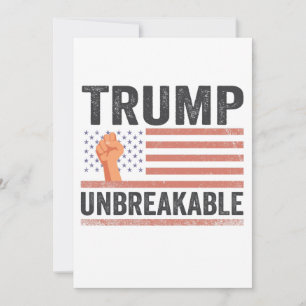 Trump: Unzerbrechliche US-Fahne des Präsidenten Tr Einladung