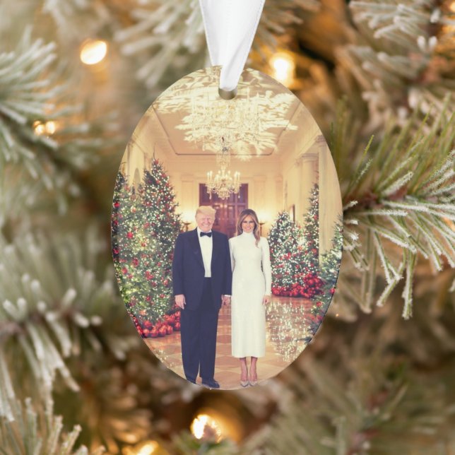 Trump US-Präsident White House Weihnachten Ornament (Baum)