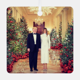Trump US-Präsident White House Weihnachten Ornament Aus Metall