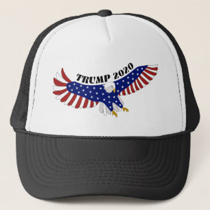 TRUMP USA Eagle Logostars Streifen Truckerkappe