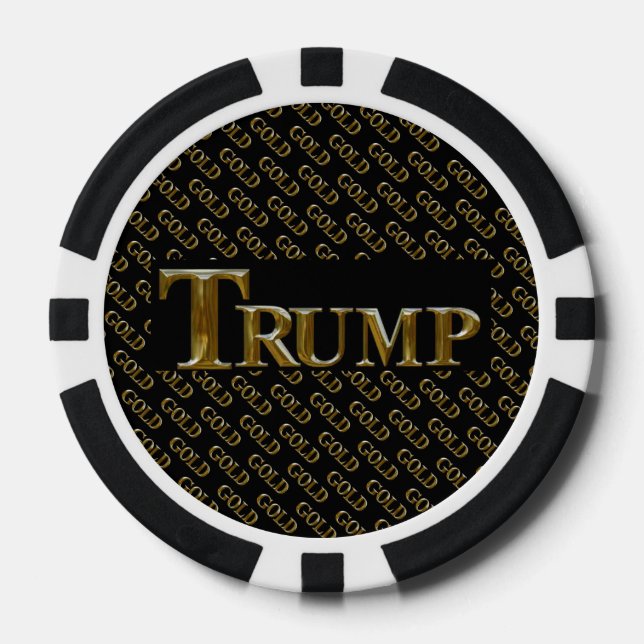 TRUMP USA  GOLD  POKERCHIPS (Vorderseite)