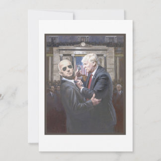 Trump V. Biden Dankeskarte