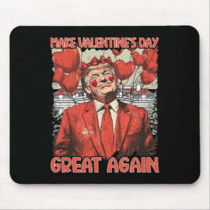 Trump Valentinstag Shirt Macht Valentinstag G Mousepad
