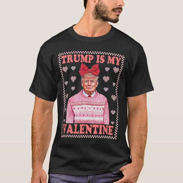 Trump Valentinstag  T-Shirt (Vorderseite)