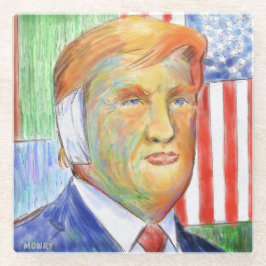 Trump Van Gogh Glasuntersetzer