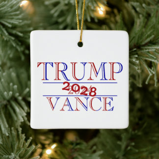 Trump Vance 2024 - 2028? Keramikornament