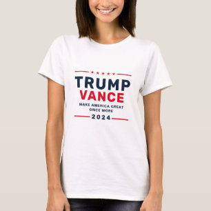Trump Vance 2024 Abstimmung Präsident VP Women's T-Shirt