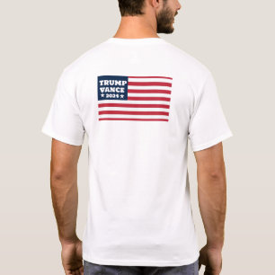 Trump Vance 2024 American Flag T-Shirt