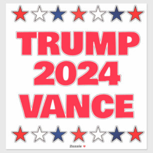 Trump Vance 2024 Aufkleber