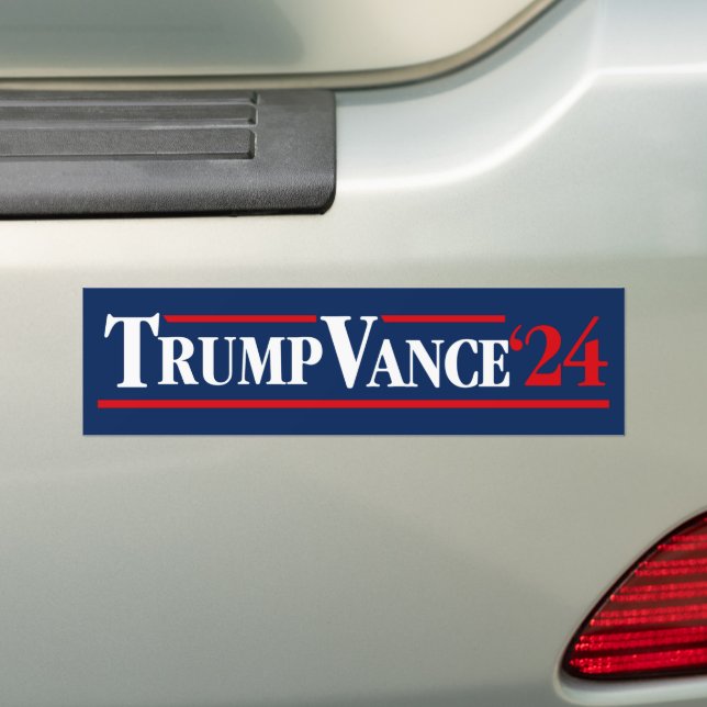 Trump Vance 2024 Autoaufkleber (Auf Auto)