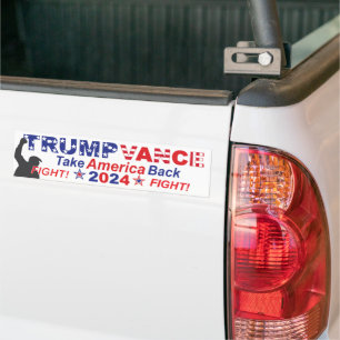 TRUMP VANCE 2024 AUTOAUFKLEBER