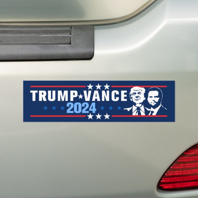 Trump Vance 2024 Autoaufkleber (Auf Auto)