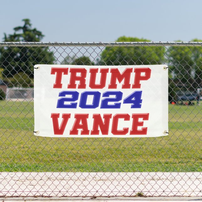 Trump Vance 2024 Banner (Insitu)