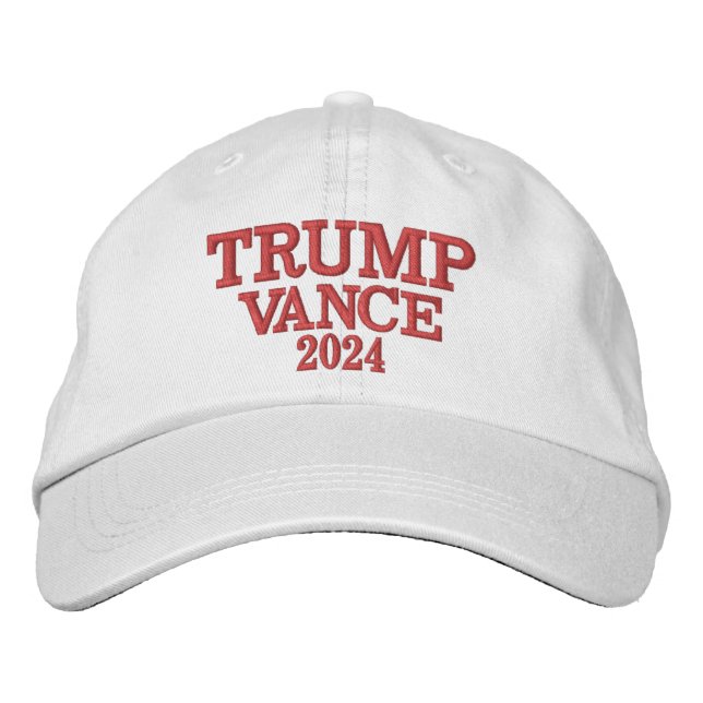 TRUMP VANCE 2024 bestickter Hut (Vorderseite)