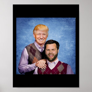 Trump Vance 2024 Brothers Funny Gifts Trump und Tr Poster