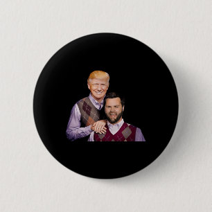 Trump Vance 2024 Brothers Funny Parody Trump J.d. Button