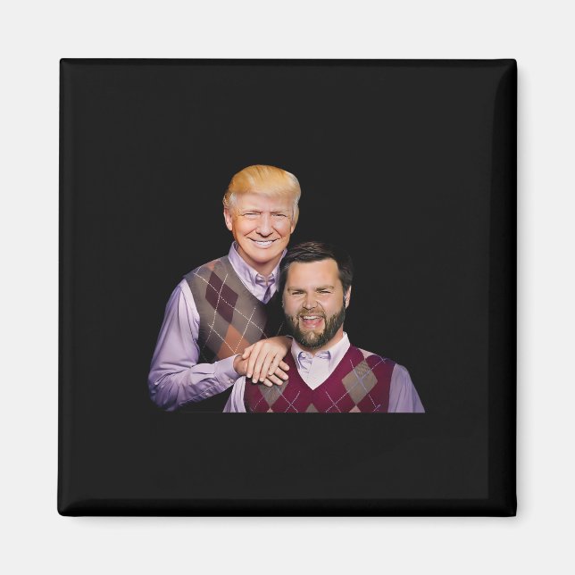 Trump Vance 2024 Brothers Funny Parody Trump J.d. Magnet (Vorne)