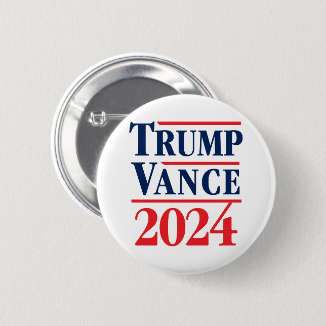 Trump Vance 2024 Button (Vorne & Hinten)