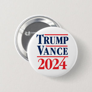 Trump Vance 2024 Button