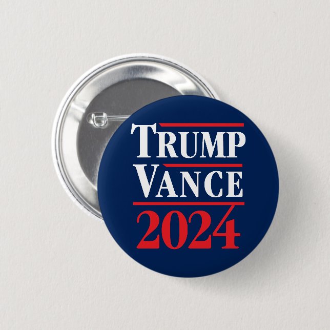Trump Vance 2024 Button (Vorne & Hinten)