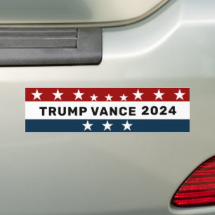 Trump Vance 2024 Classic Star Autoaufkleber