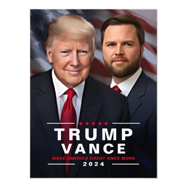 Trump Vance 2024 Collectible Campaign Foto (Vorne)