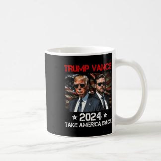 Trump Vance 2024 Donald Trump J.d. Vance Take Amer Kaffeetasse