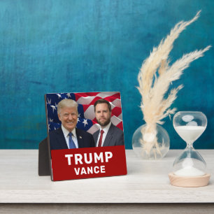 Trump Vance 2024 Fotoplatte