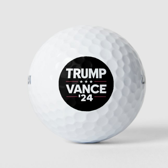 Trump Vance 2024 für die Präsidentschaftswahl in d Golfball (Vorderseite)
