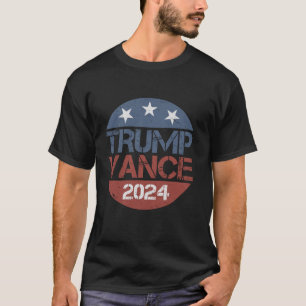 Trump Vance 2024 für Präsident VP USA WahlPat T-Shirt
