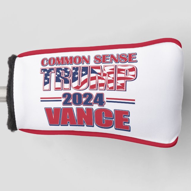 Trump Vance 2024 Golf Headcover (Vorderseite)