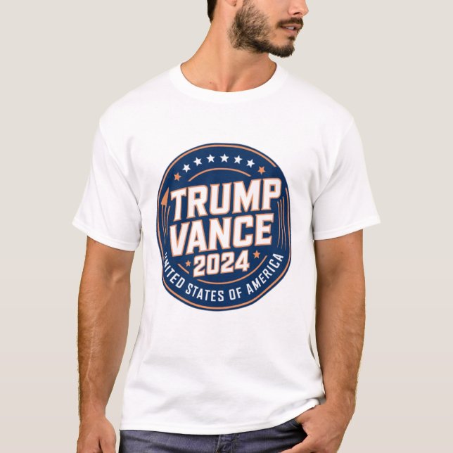 Trump-Vance 2024 Kampagne Design Collection" T-Shirt (Vorderseite)