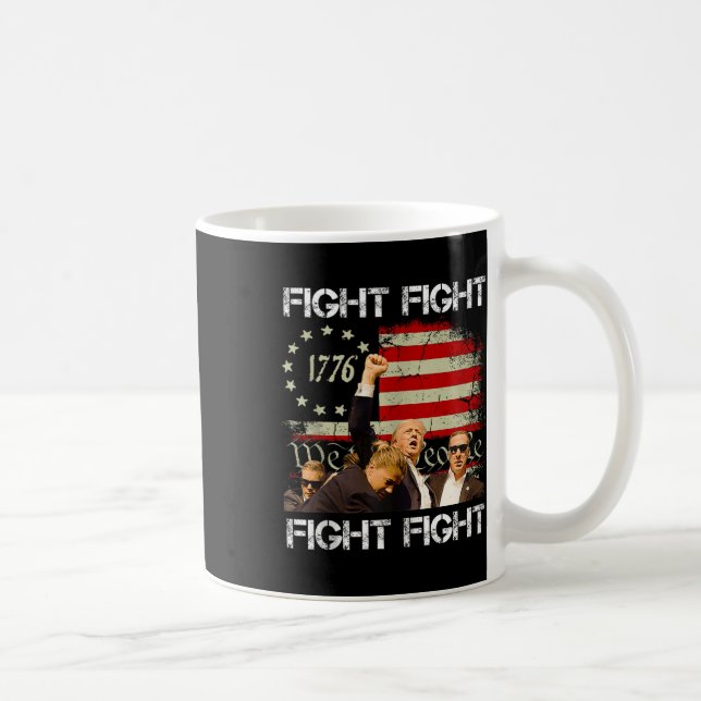 Trump Vance 2024 Kampf Kaffeetasse (Rechts)