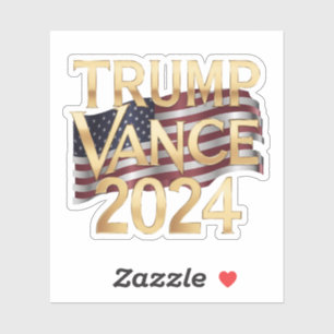 Trump Vance 2024 Konservative Werte, Sticker