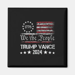 Trump Vance 2024 Präsident Trump Unterstützer Magnet